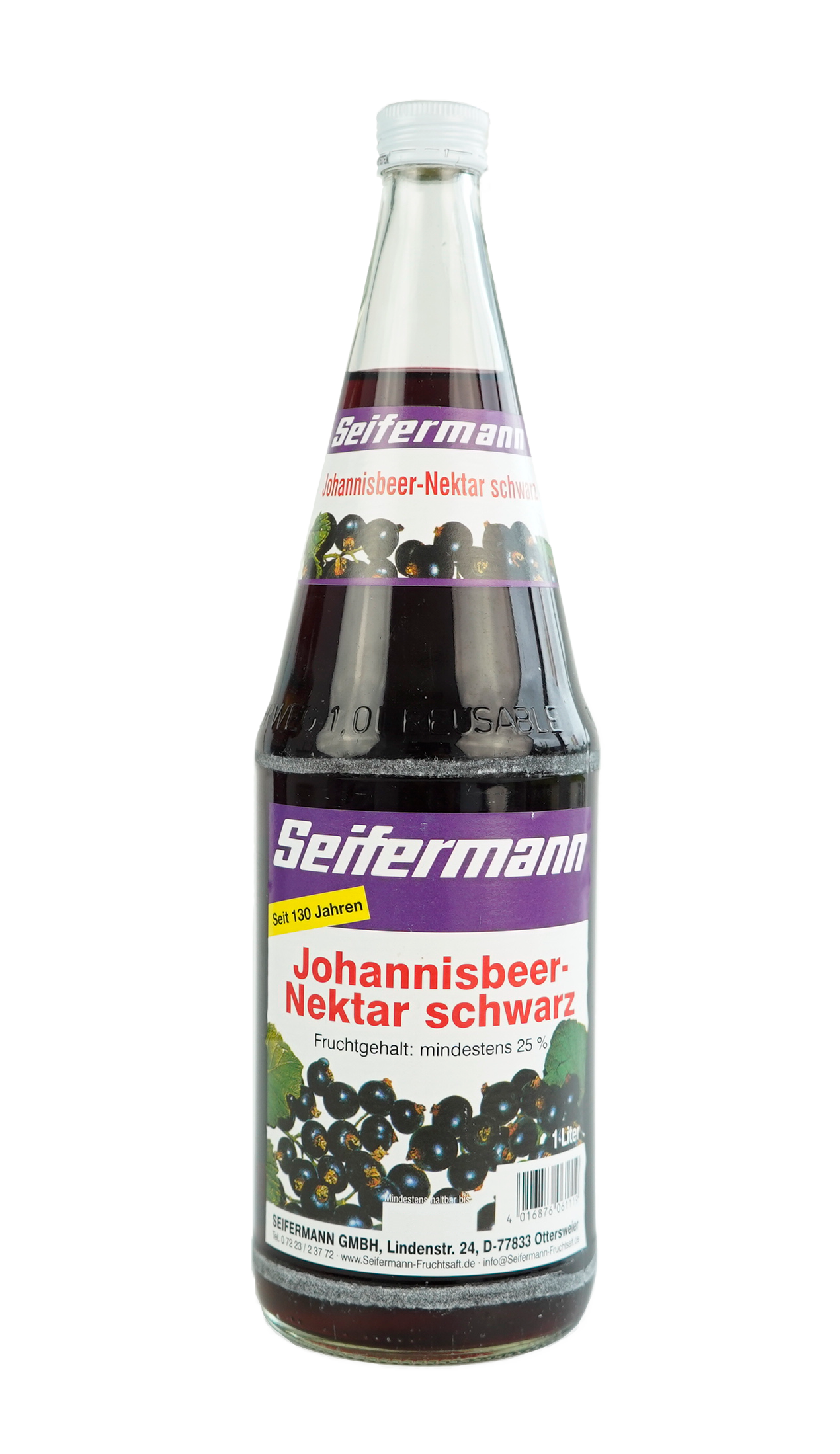Johannisbeer-Nektar schwarz – Seifermann-Fruchtsaft